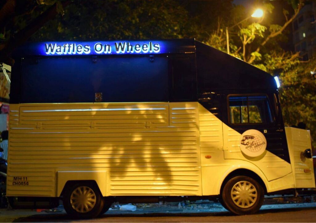waffles on wheels, waffles on wheels food truck, waffles on wheels food truck mumbai, food truck, food truck in mumbai, food trucks in mumbai, mumbai food truck, mumbai food trucks, mumbai, maharashtra, india, happening heads